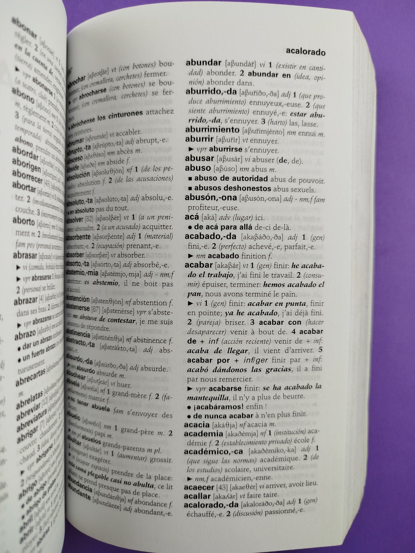 Diccionario Español-Francés / Francés-Español de Hachette Vox