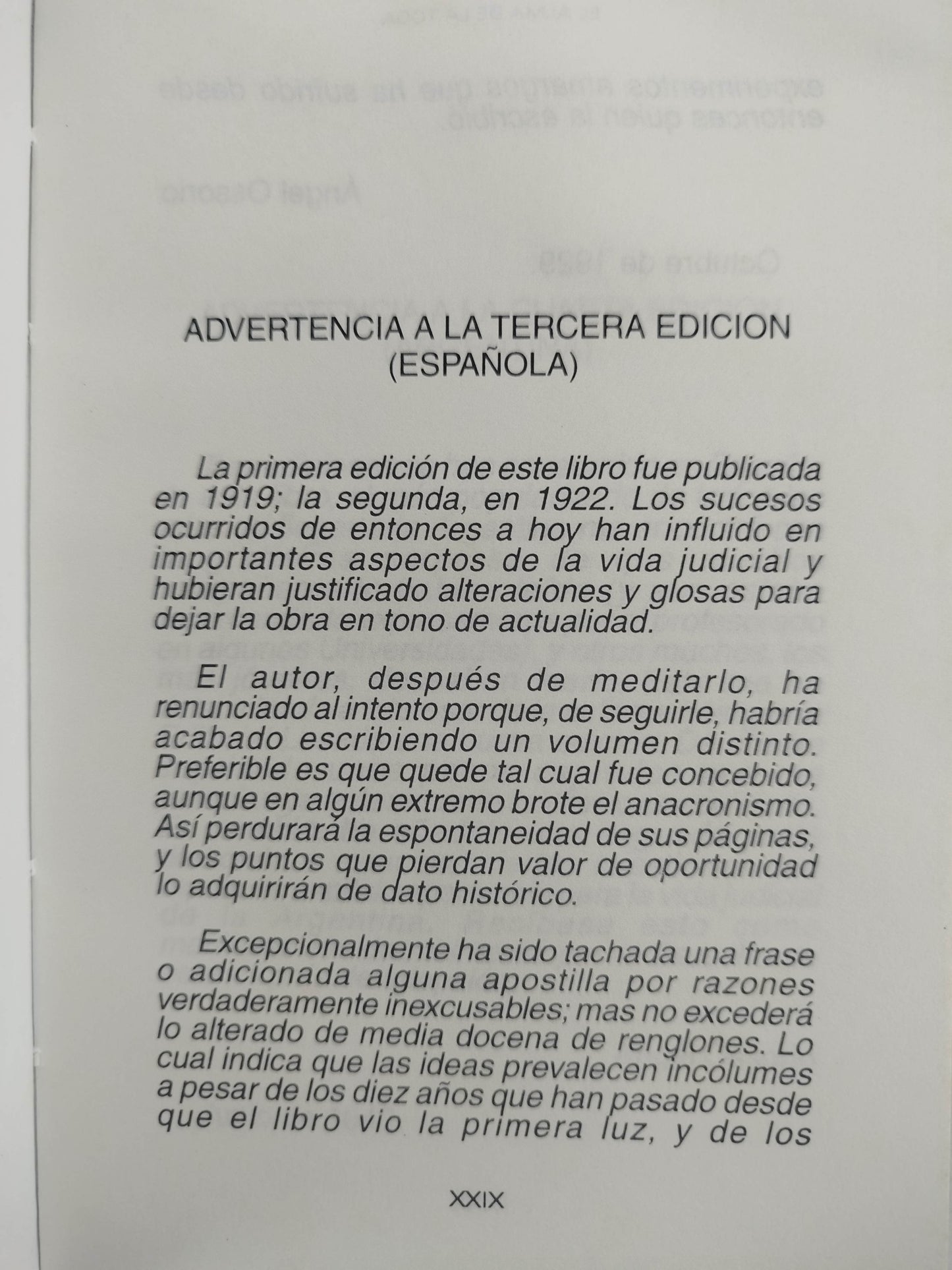 El Alma De La Toga by ANGEL OSSORIO