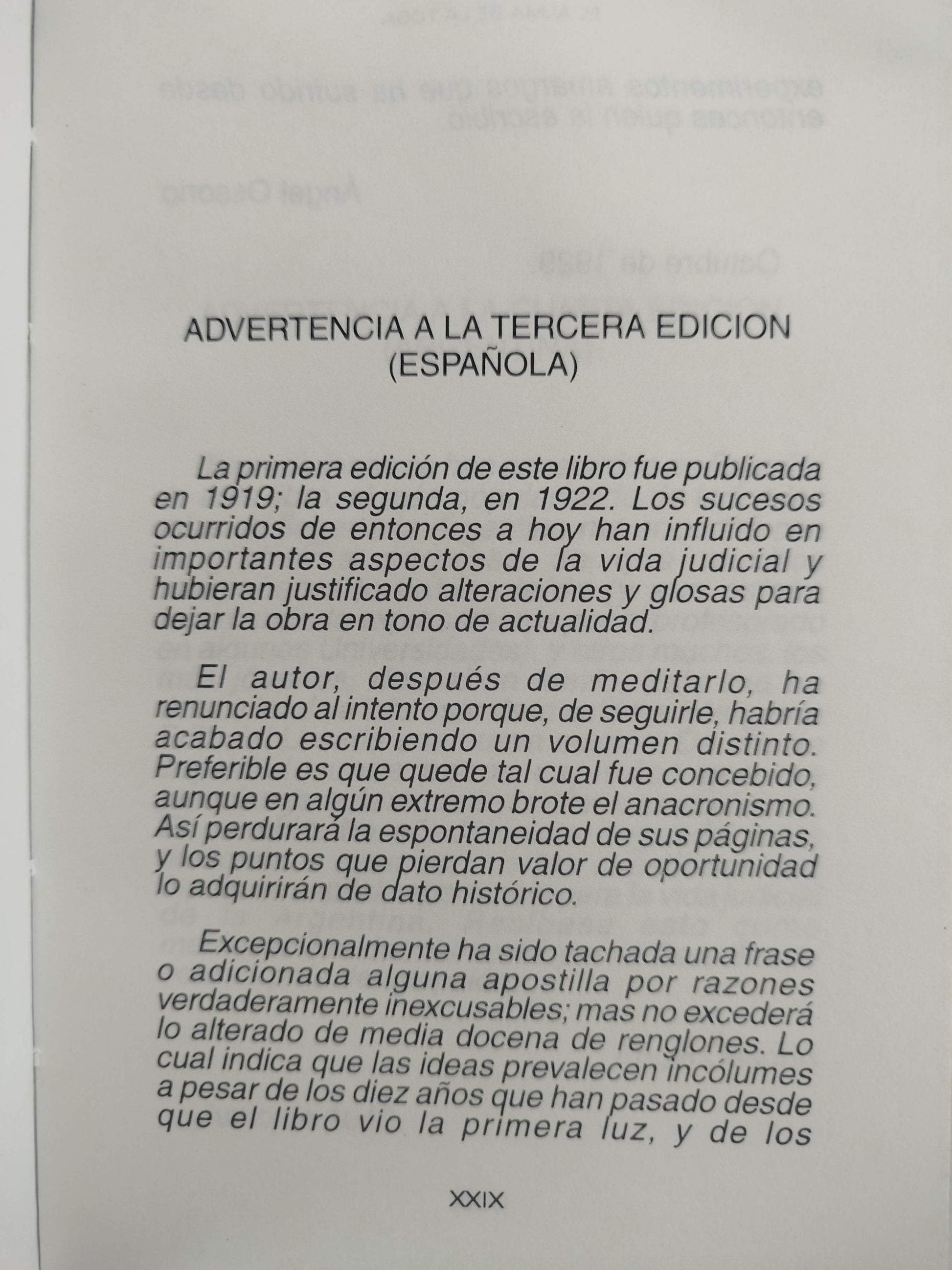 El Alma De La Toga by ANGEL OSSORIO