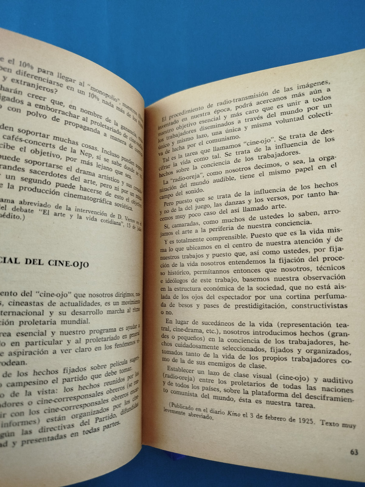 Articulos,proyectos y diarios de trabajo by Dziga Vertov