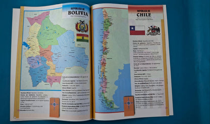 Atlas universal cartilla 68 mapas a color 48 pág.