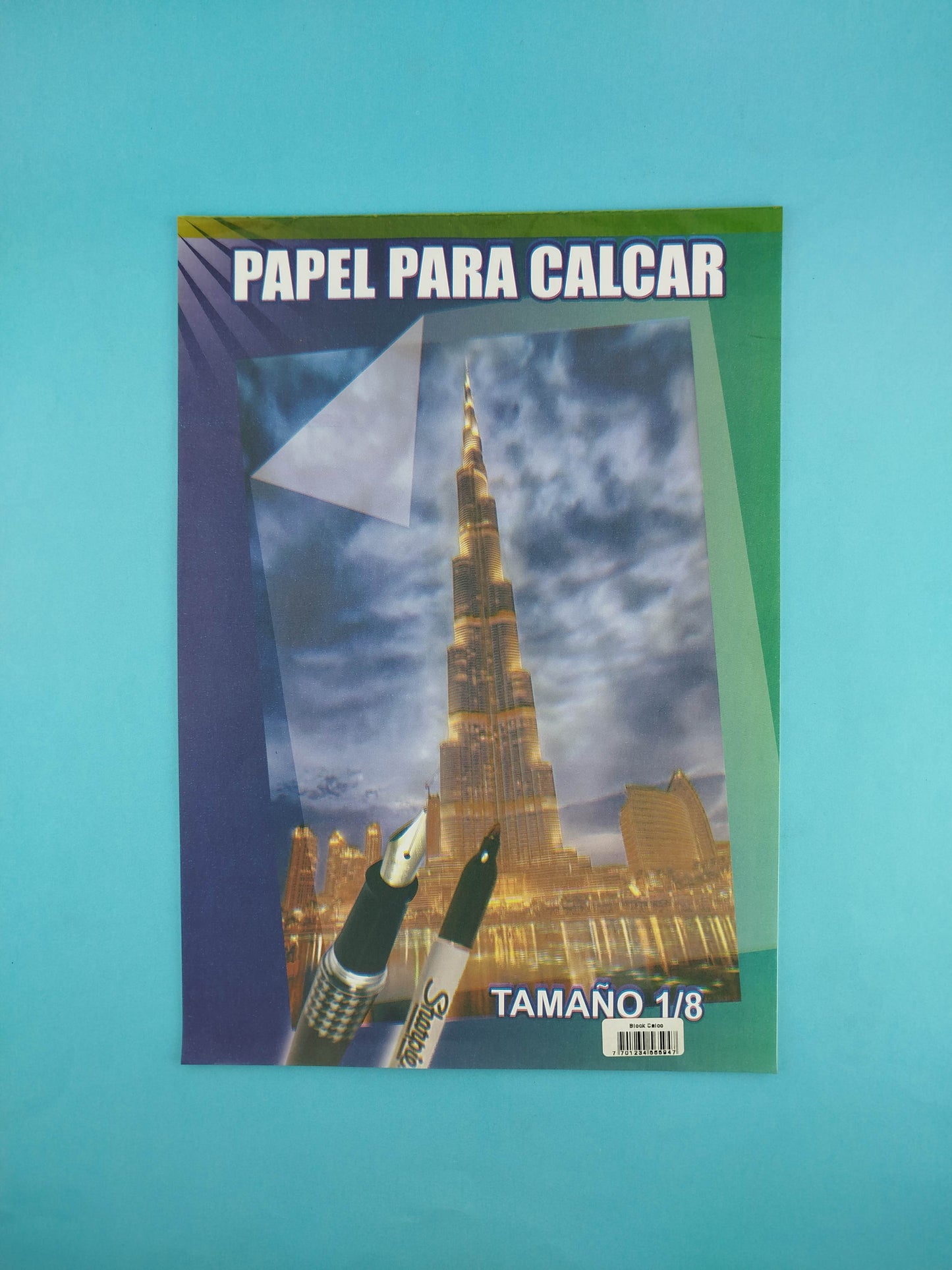 Papel para calcar tamaño 1/8