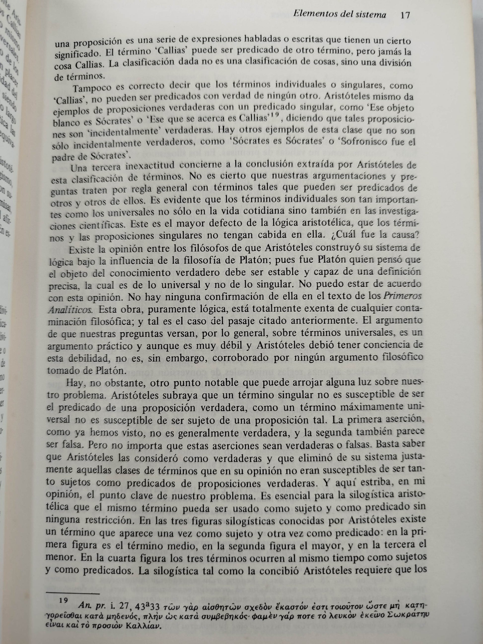 La silogística de Aristóteles by Jan Lukasiewicz