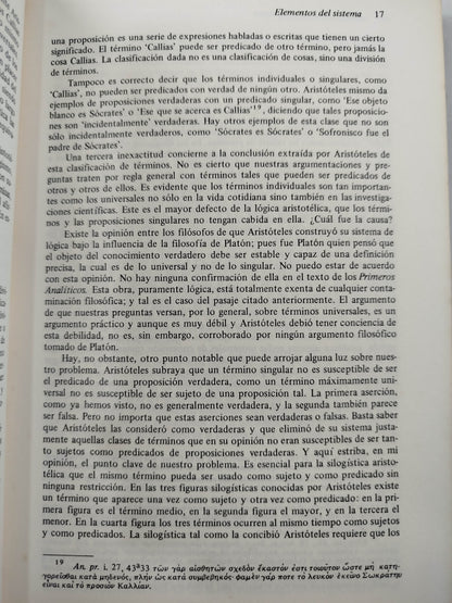 La silogística de Aristóteles by Jan Lukasiewicz