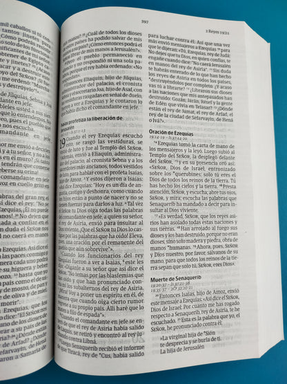 Biblia NVI letra grande rustica naranja