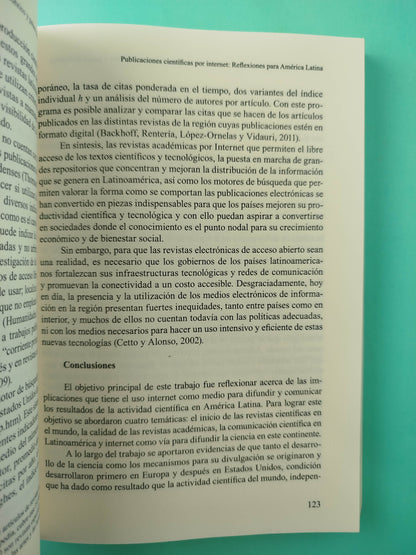 Producción de Conocimiento y procesos de internacionalización en México y otros países de América