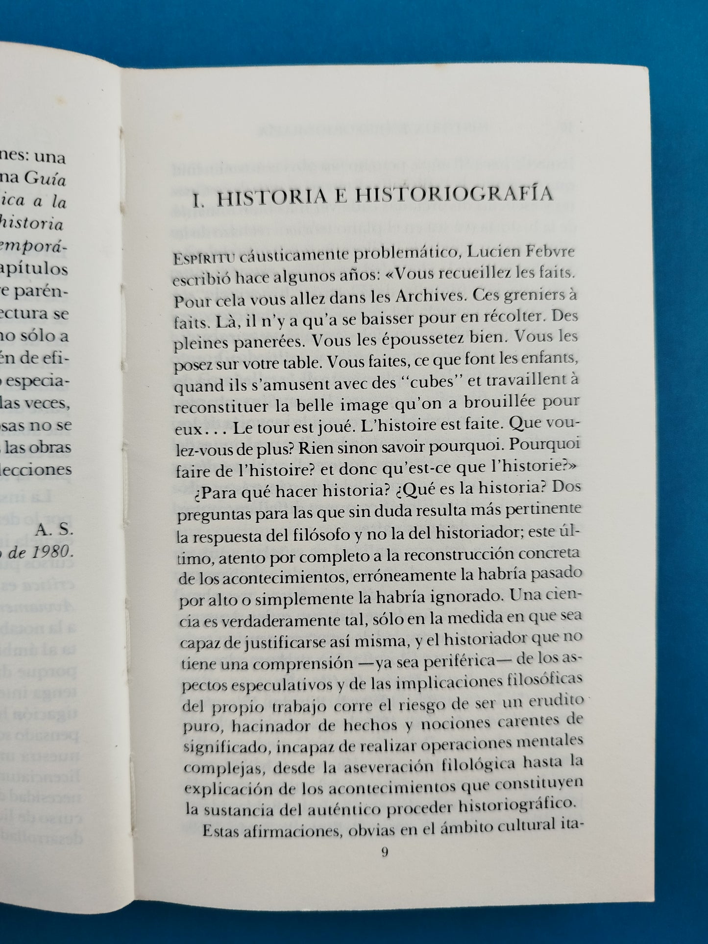 Guía Crítica de la Historia y de la Historiografía