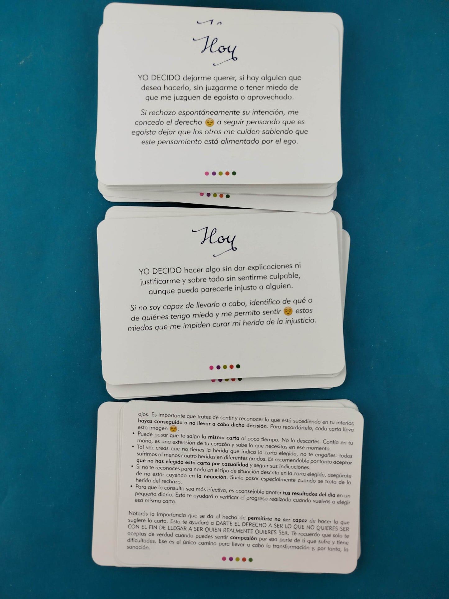 Cartas de La Sanación de las Cinco Heridas