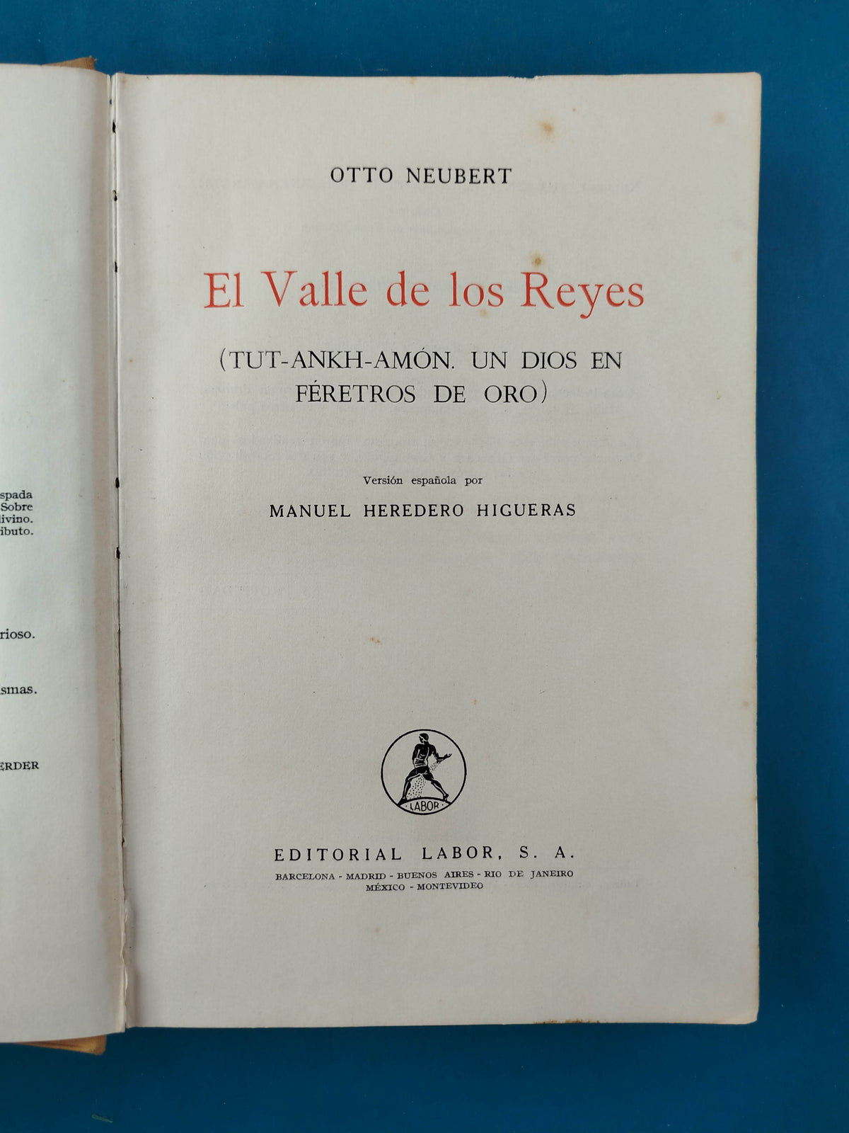 El Valle De Los Reyes by Otto Neubert