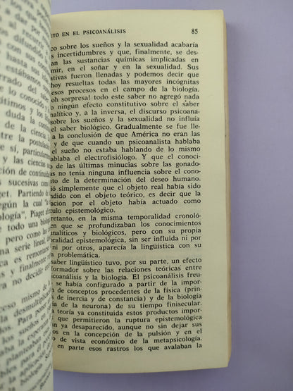 Psiquiatría, teoría del sujeto, psicoanálisis: (Hacia Lacan)