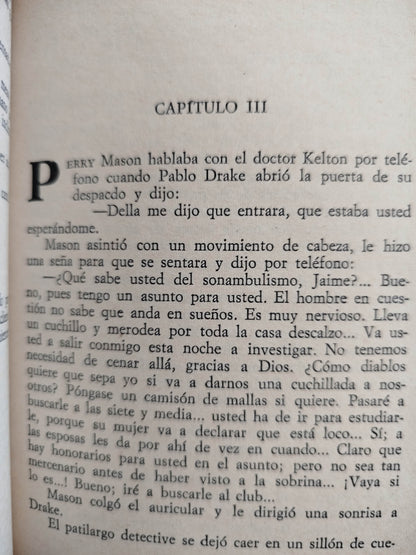 El Caso Del Sonambulo by Erle Stanley Gardner