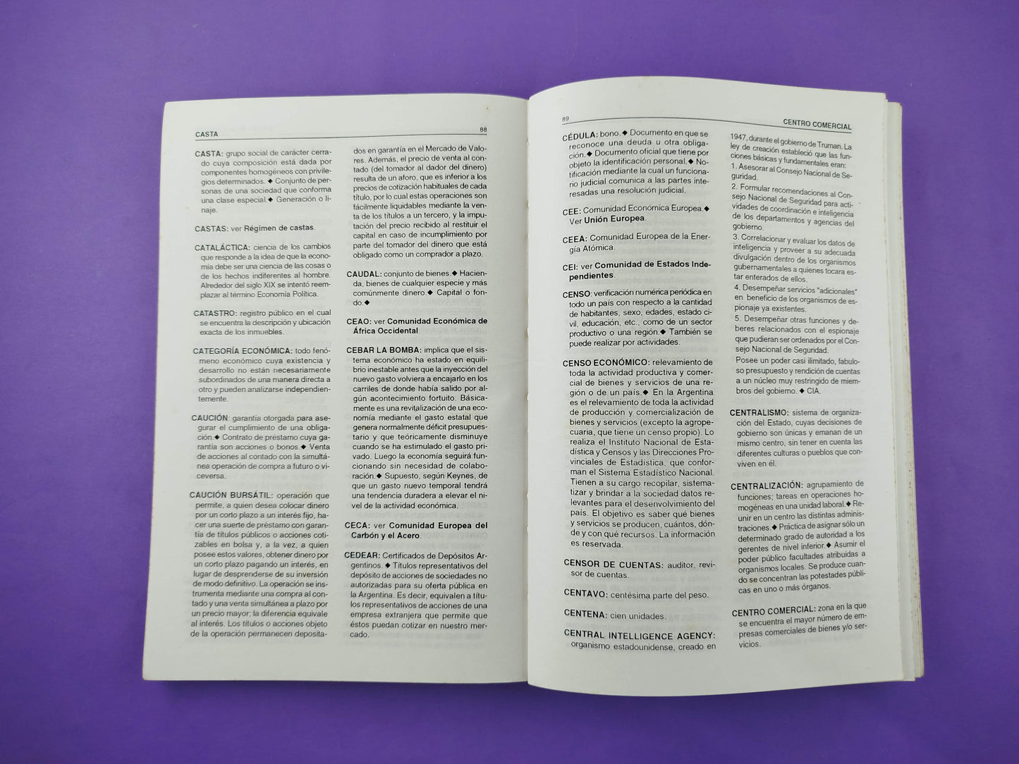 Diccionario de Economía