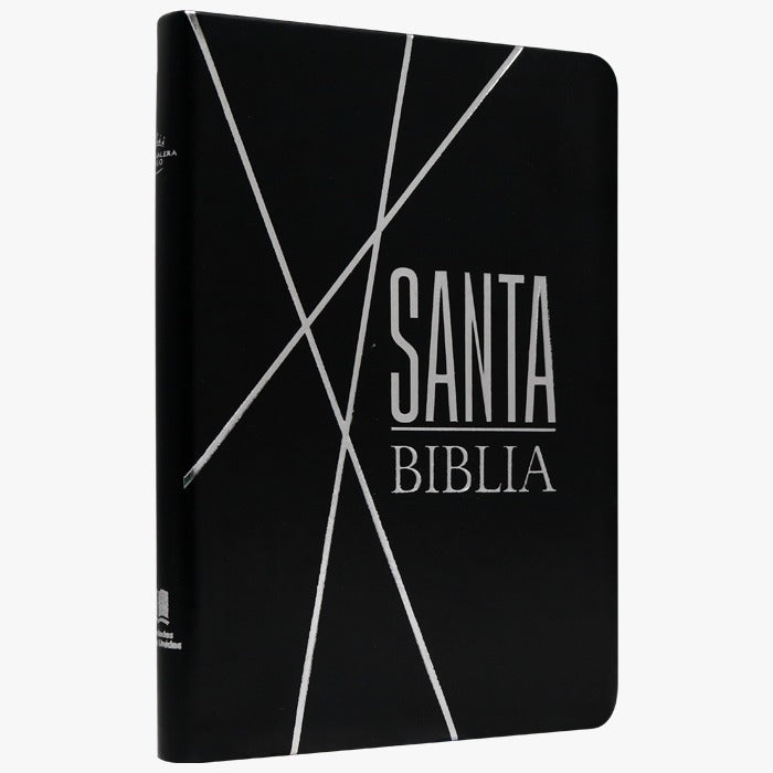 Biblia rvr 1960 tipo agenda negro línea plateada by reina valera 1960