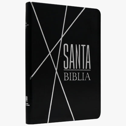 Biblia rvr 1960 tipo agenda negro línea plateada by reina valera 1960