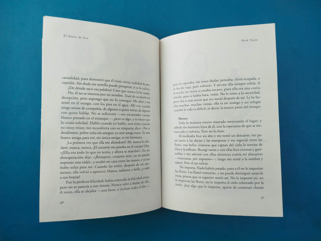 Los diarios de Adán y Eva by Mark Twain