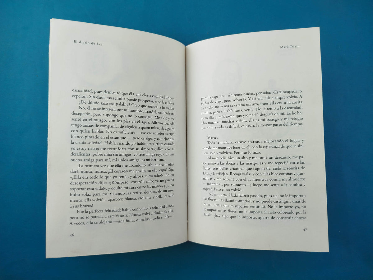 Los diarios de Adán y Eva by Mark Twain