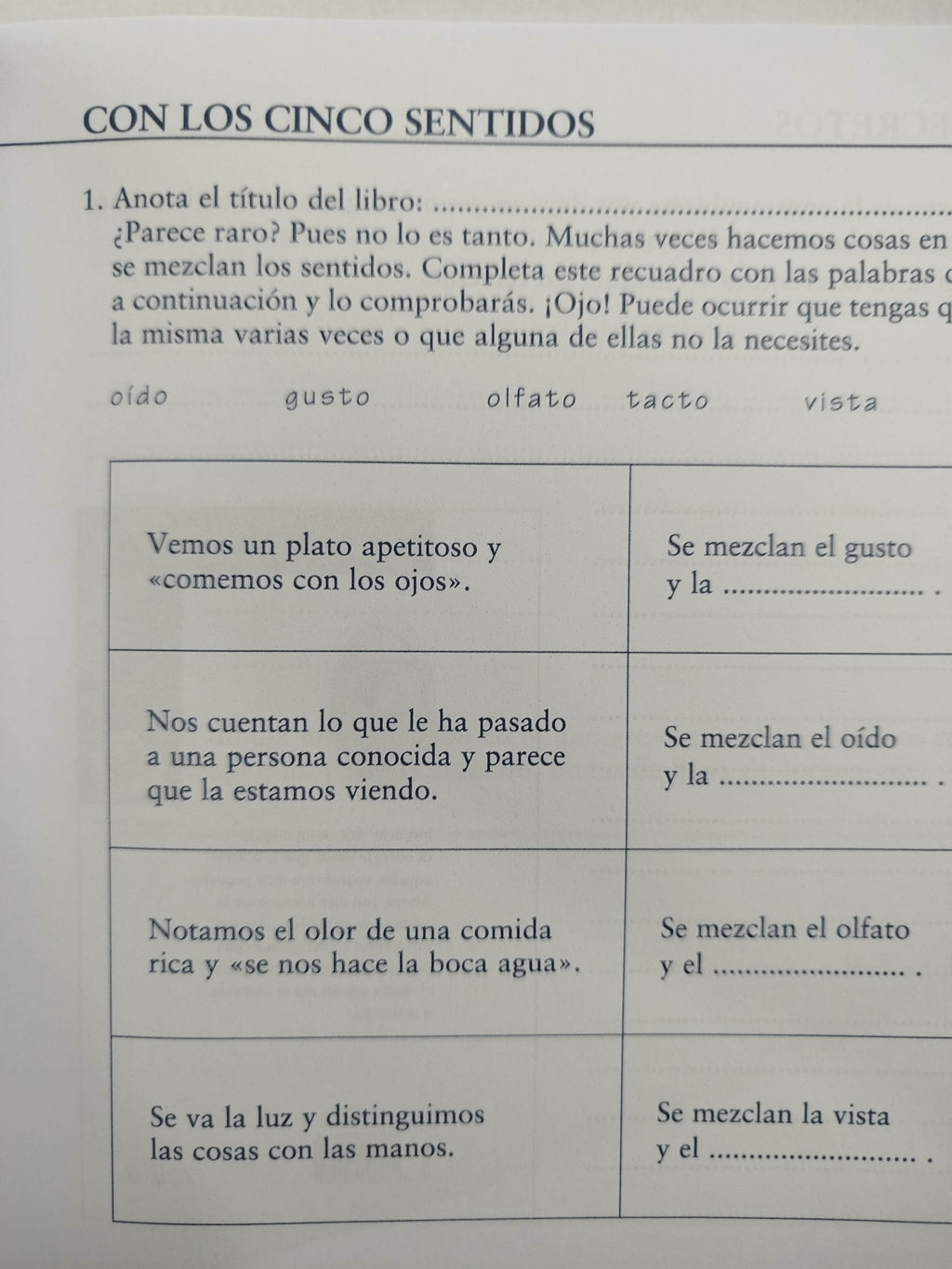 Tres sopa óyeme con los ojos 5 primaria by Juan Ignacio Luca