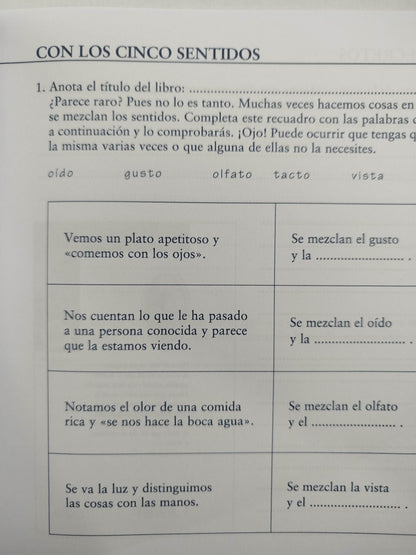 Tres sopa óyeme con los ojos 5 primaria by Juan Ignacio Luca