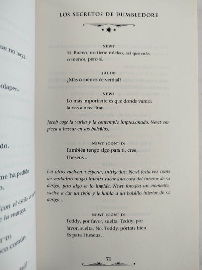 Animales fantásticos los secretos de Dumbledore by j.k rowling & steve kloves