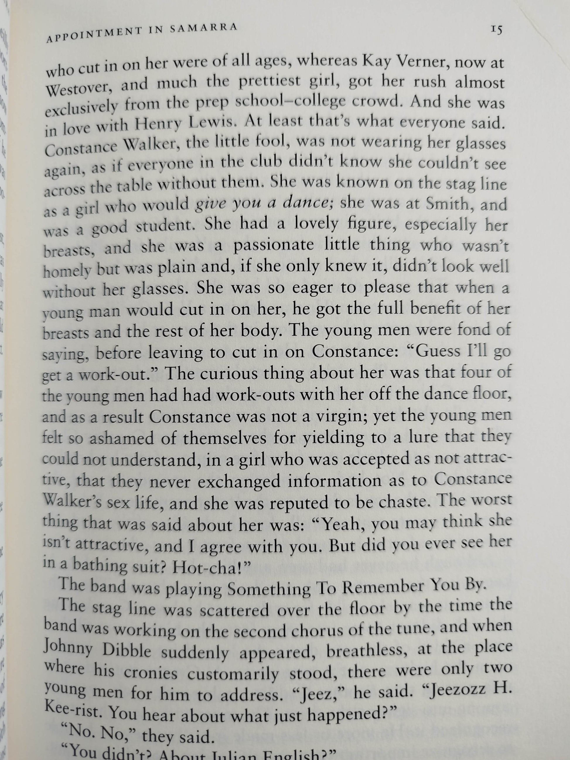 Appointment in samarra by Jhon ohara