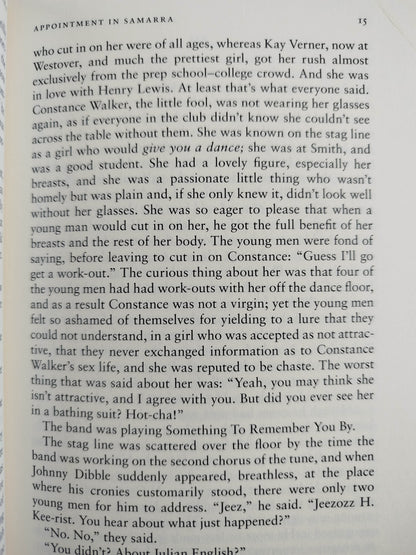 Appointment in samarra by Jhon ohara