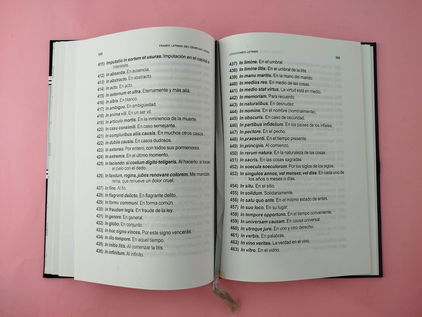 Frases Latinas del Derecho Usual 2da ed