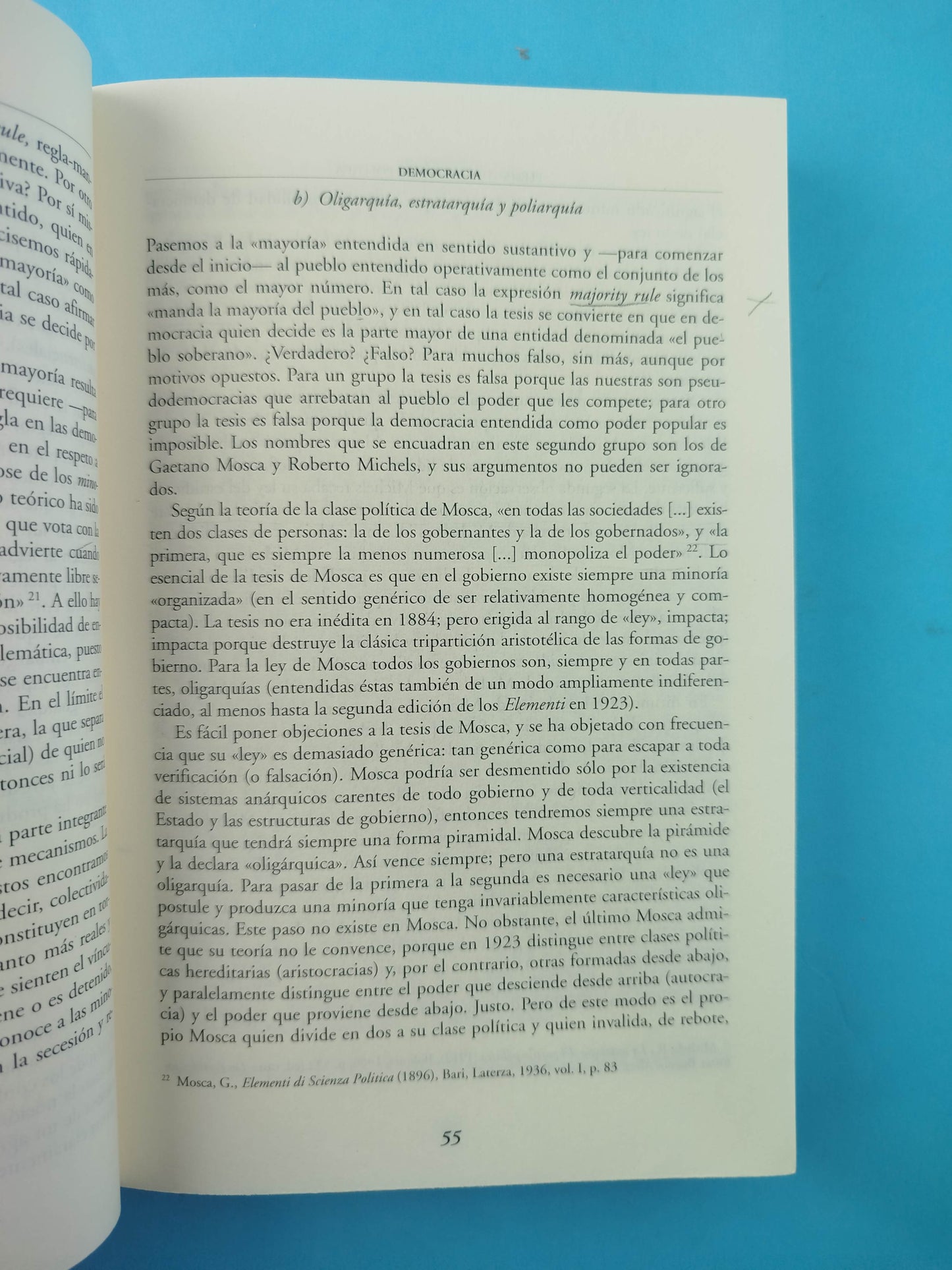Elementos de Teoría  Política