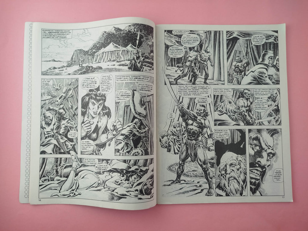 La espada salvaje de Conan #120 by Roy Thomas, John Buscema, Alfredo Alcalá y Tony de Zúñiga