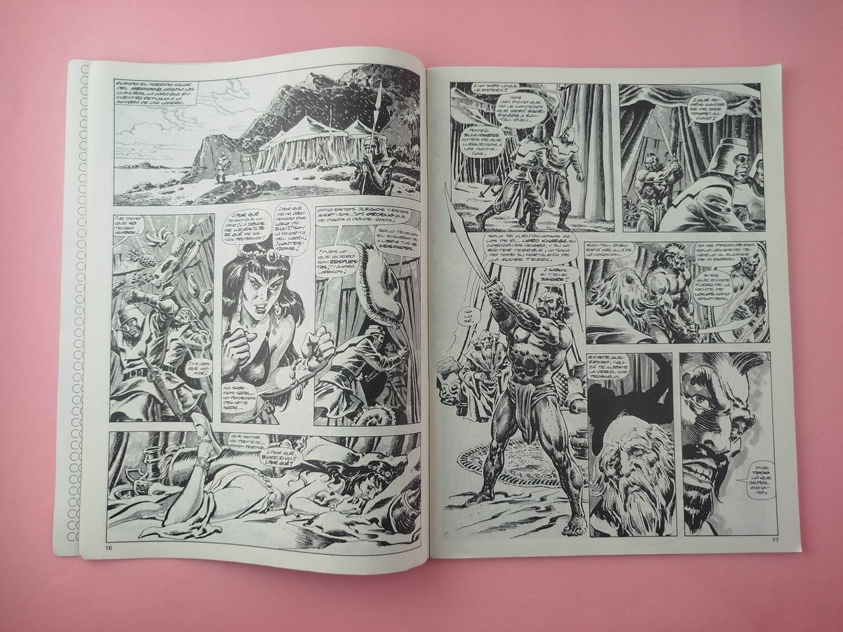 La espada salvaje de Conan #120 by Roy Thomas, John Buscema, Alfredo Alcalá y Tony de Zúñiga