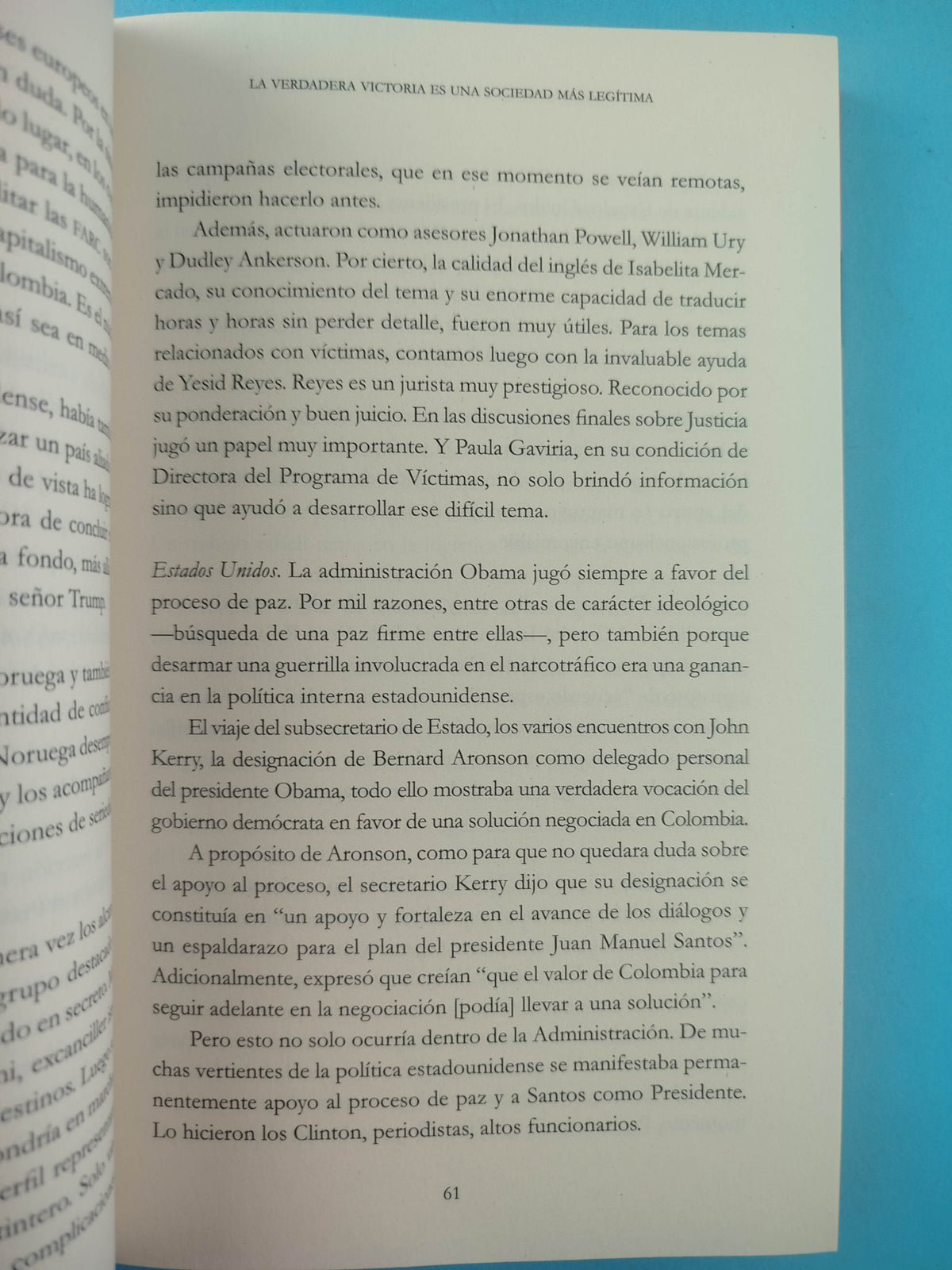 Revelaciones al final de una guerra by Humberto De La Calle