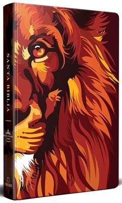 Biblia RVR 1960 letra grande tamaño manual, TD León de Judá marrón (Edición cantos pintados) by Cipriano Valera