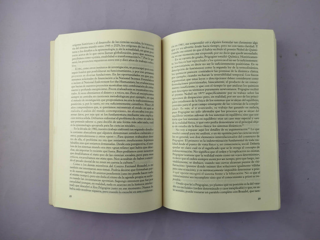 Las incertidumbres del saber by Immanuel Wallerstein