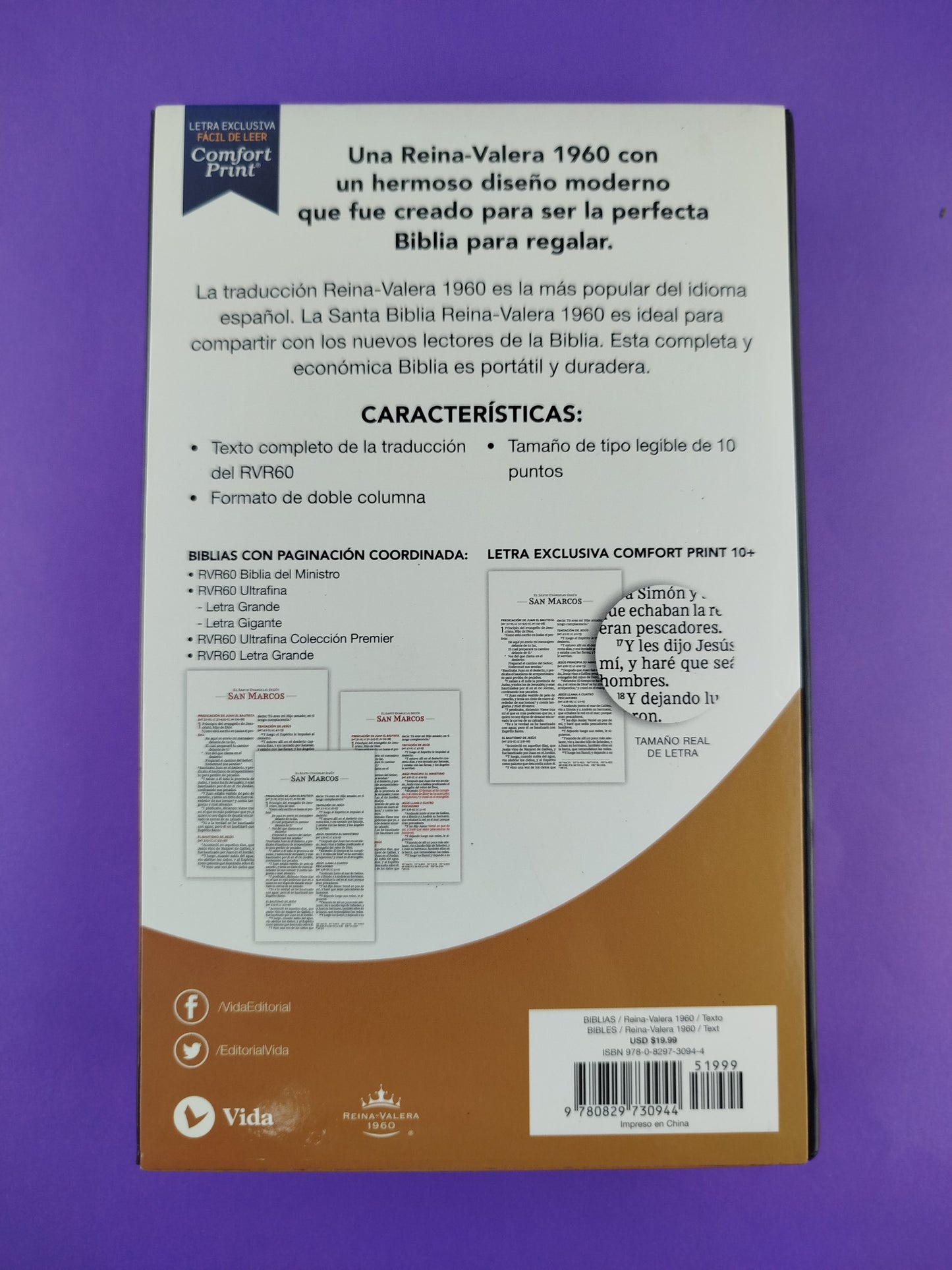 Biblia rvr pasta dura letra grande león de de la tribu de judá