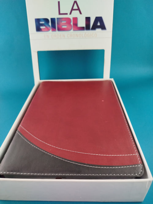 Biblia Rvr En Orden Cronológico Ed. Lujo Duo Tono by libreriatroya.com