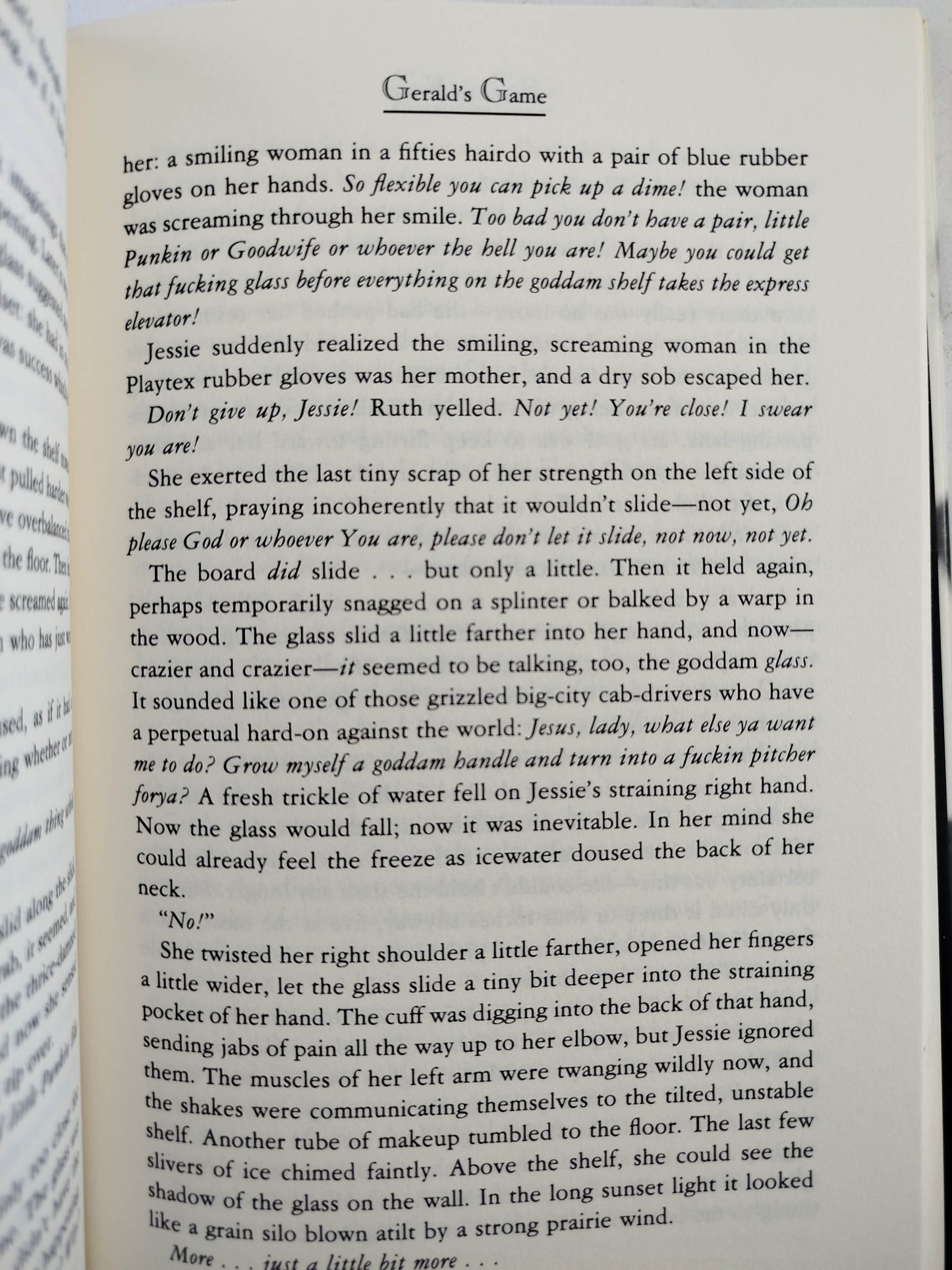 Gerald's game by Stephen King