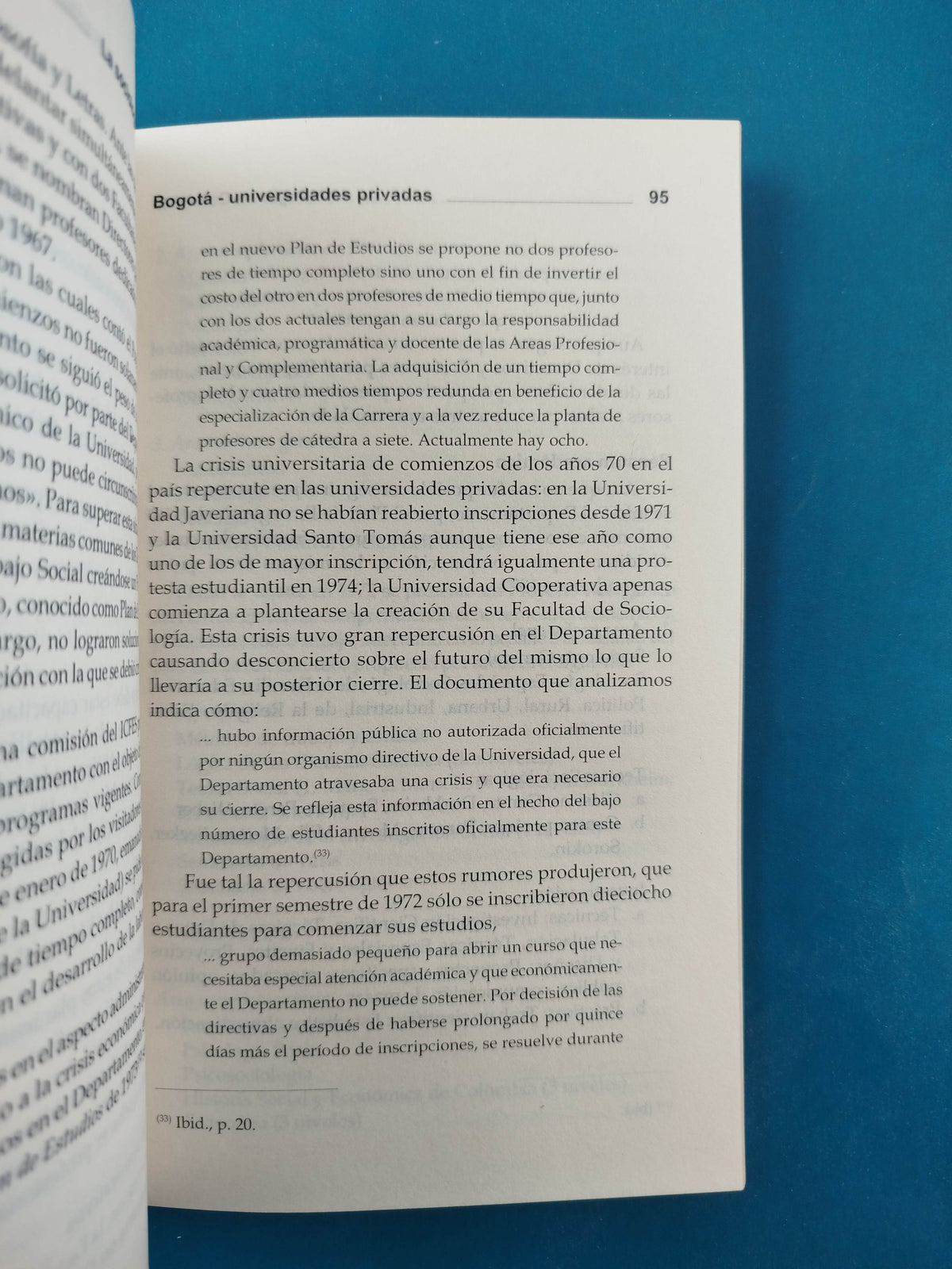 La Sociologia En Colombia by Asociacion Colombiana de Sociologia