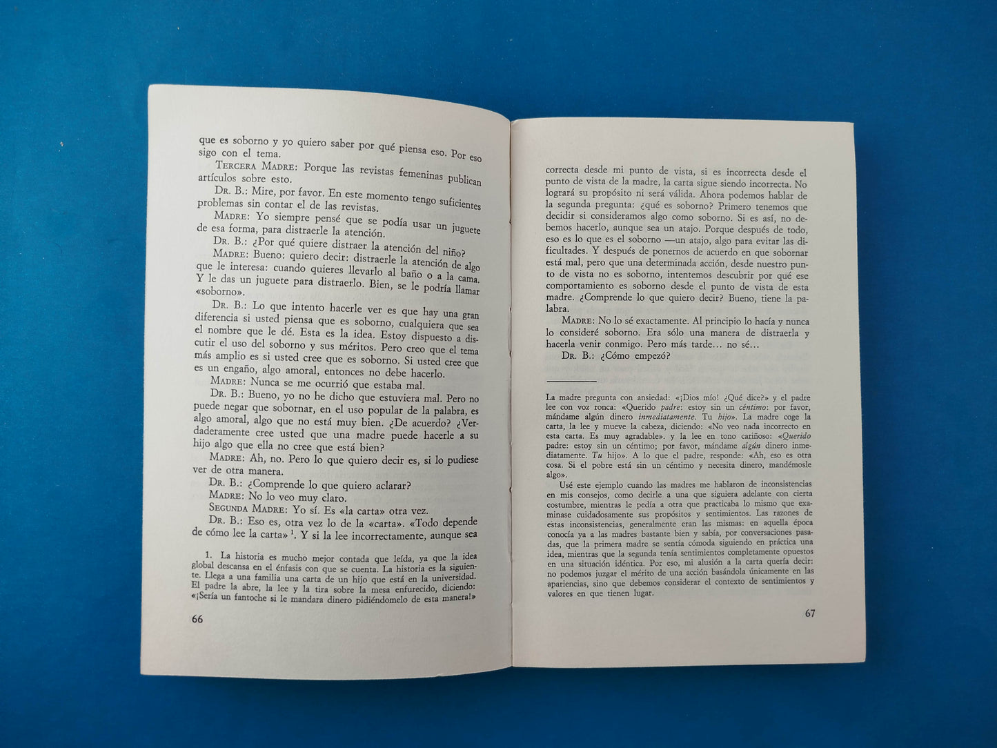 Diálogos con las madres de niños normales