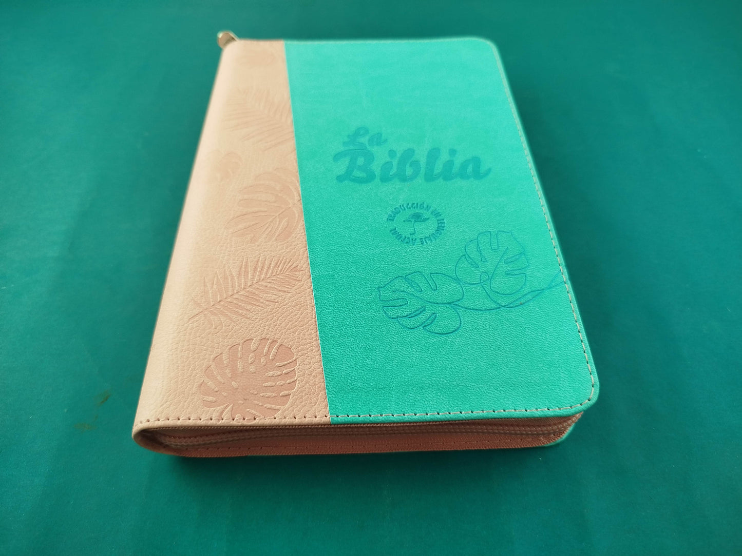 Biblia Tla Verde Menta - Rosa