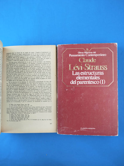 Las estructuras elementales de parentesco 2 tomos