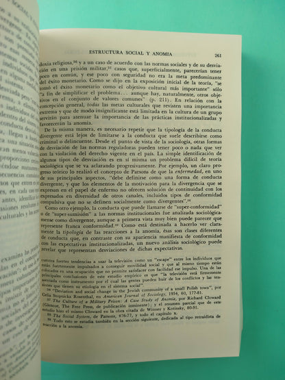 Teoría y Estructura Sociales