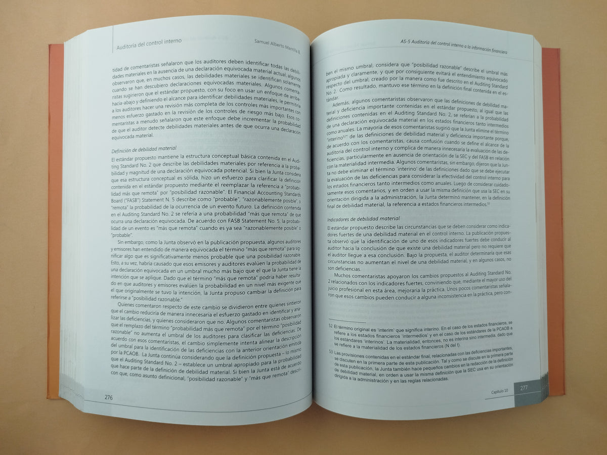 Auditoría del control interno by Samuel Alberto Mantilla Blanco