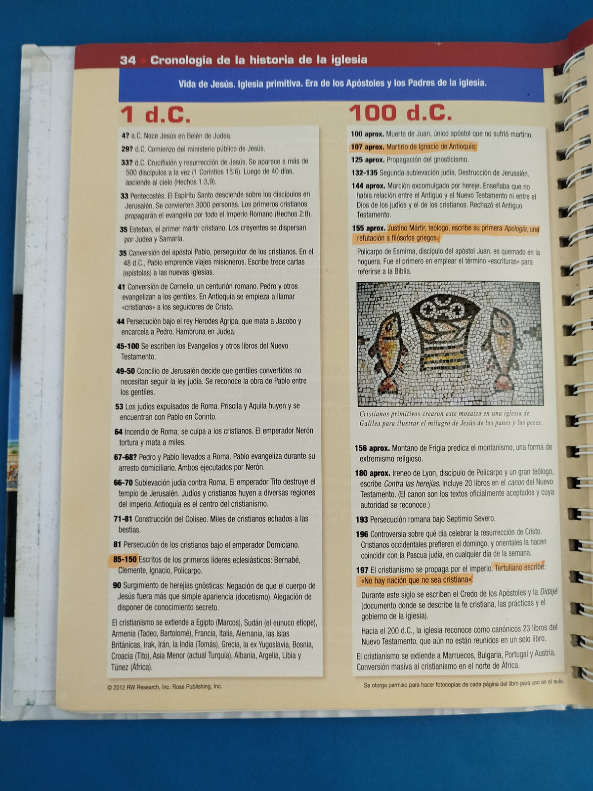 Libro de tablas comparativas bíblicas mapas y líneas del tiempo by Varios