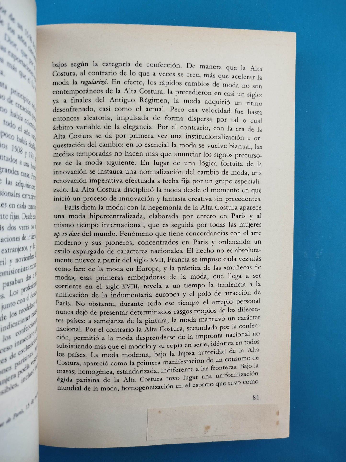 El imperio de lo efímero