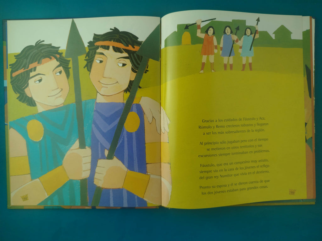 Rómulo y remo: Los mellizos que fundaron Roma by Fabio Silva Vallejo