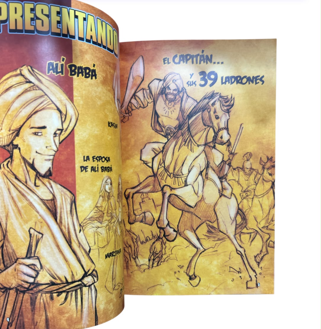 Alí Baba y los 40 ladrones. Novela gráfica by LatinBooks