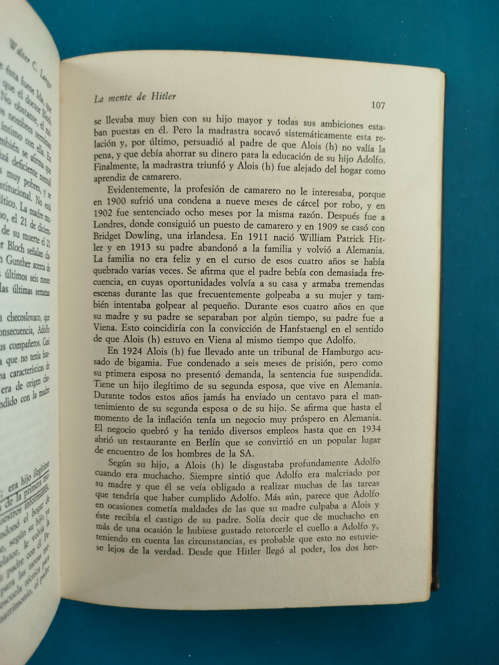 La mente de hitler by Walter Charles Langer