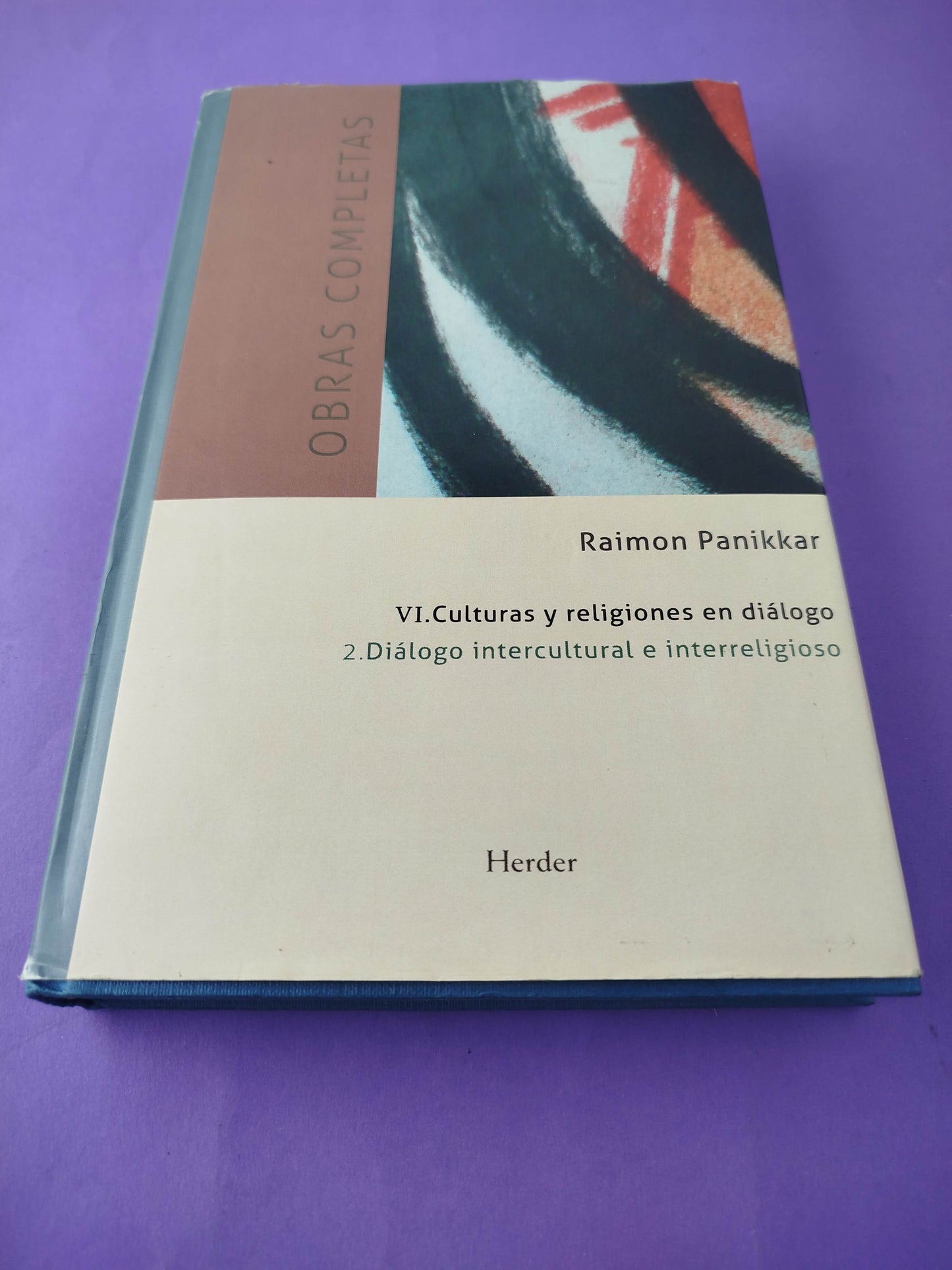Obras completas VI 2. Diálogo intercultural e interreligioso