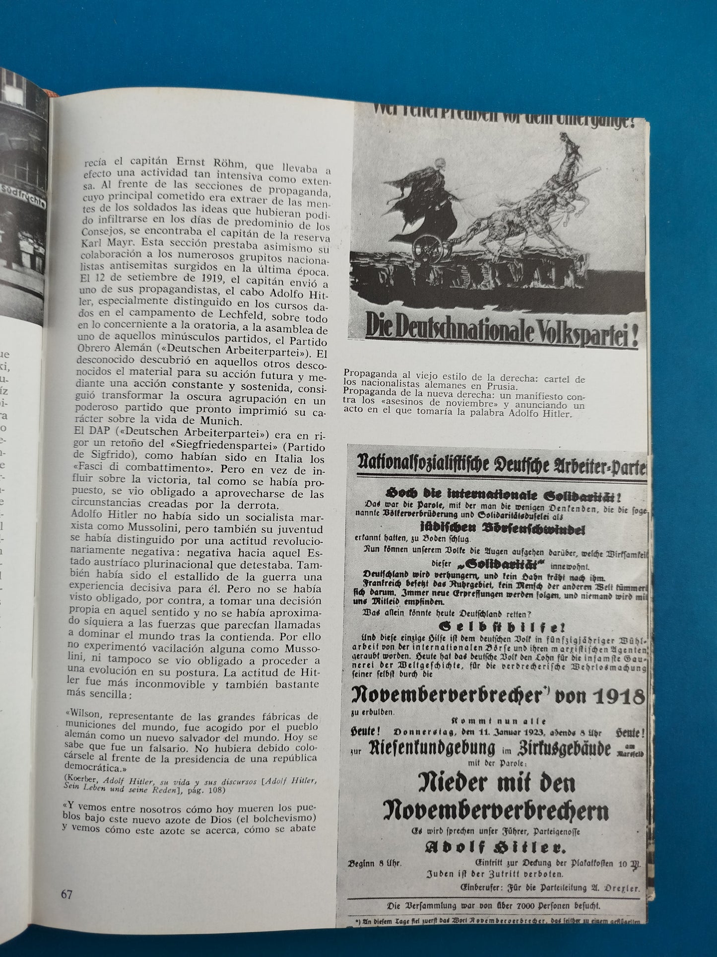 Fascismo de Mussolini a Hitler