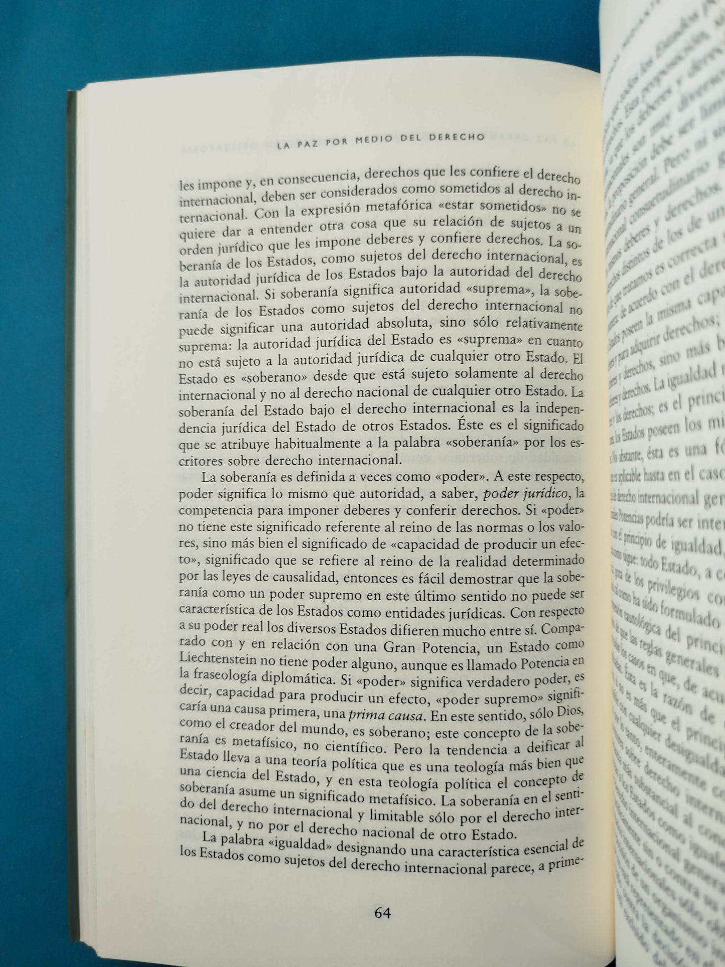 La paz por Medio del Derecho