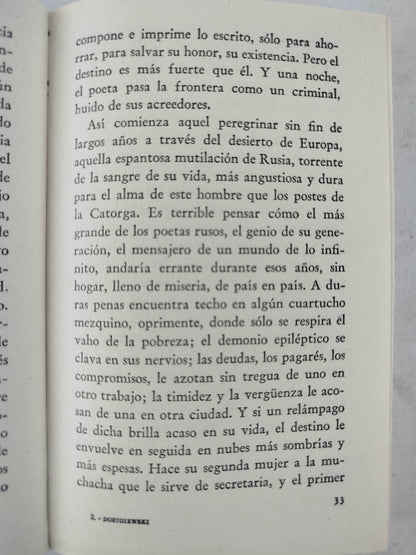 Dostoiewski by Stefan Zweig